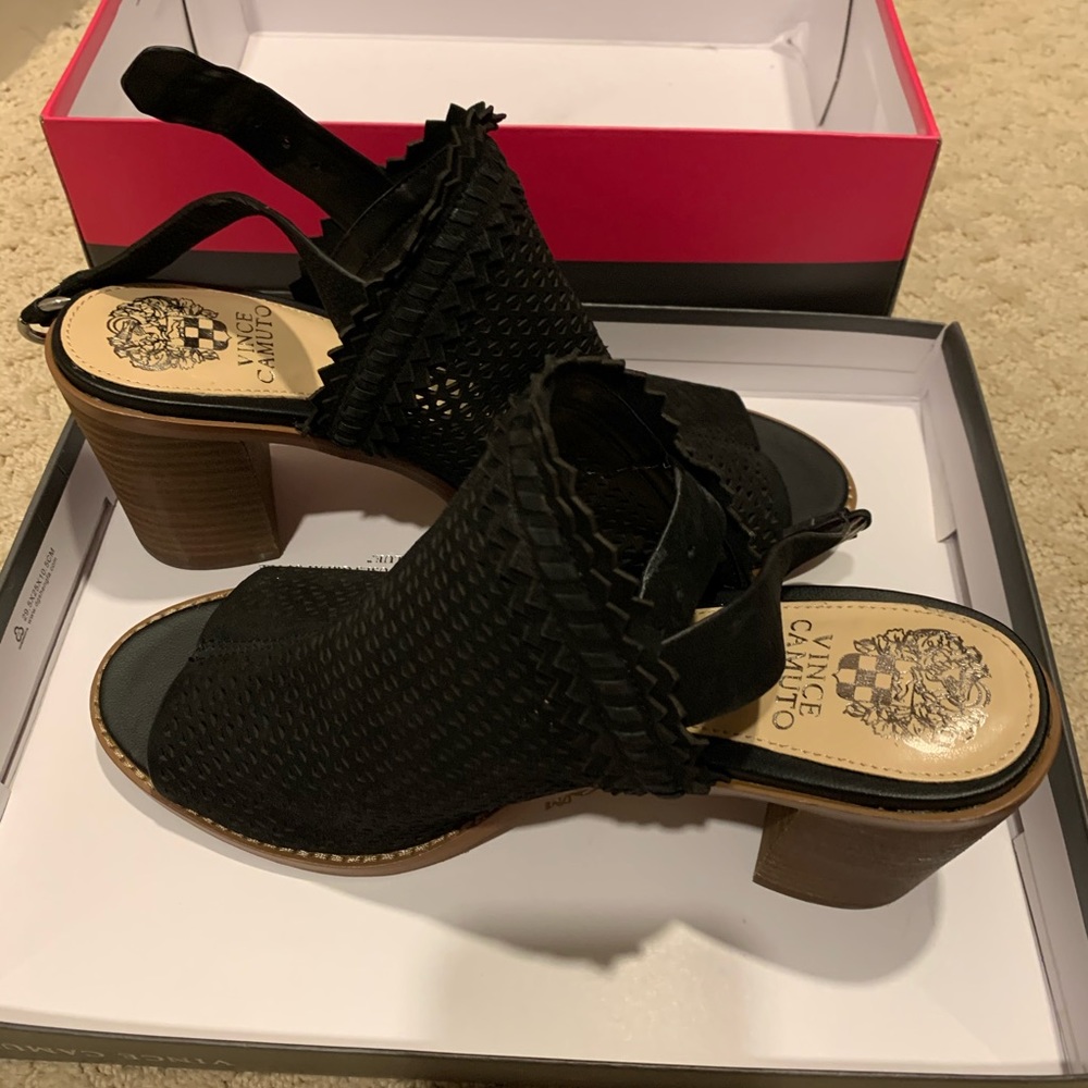 Vince Camuto black shoes